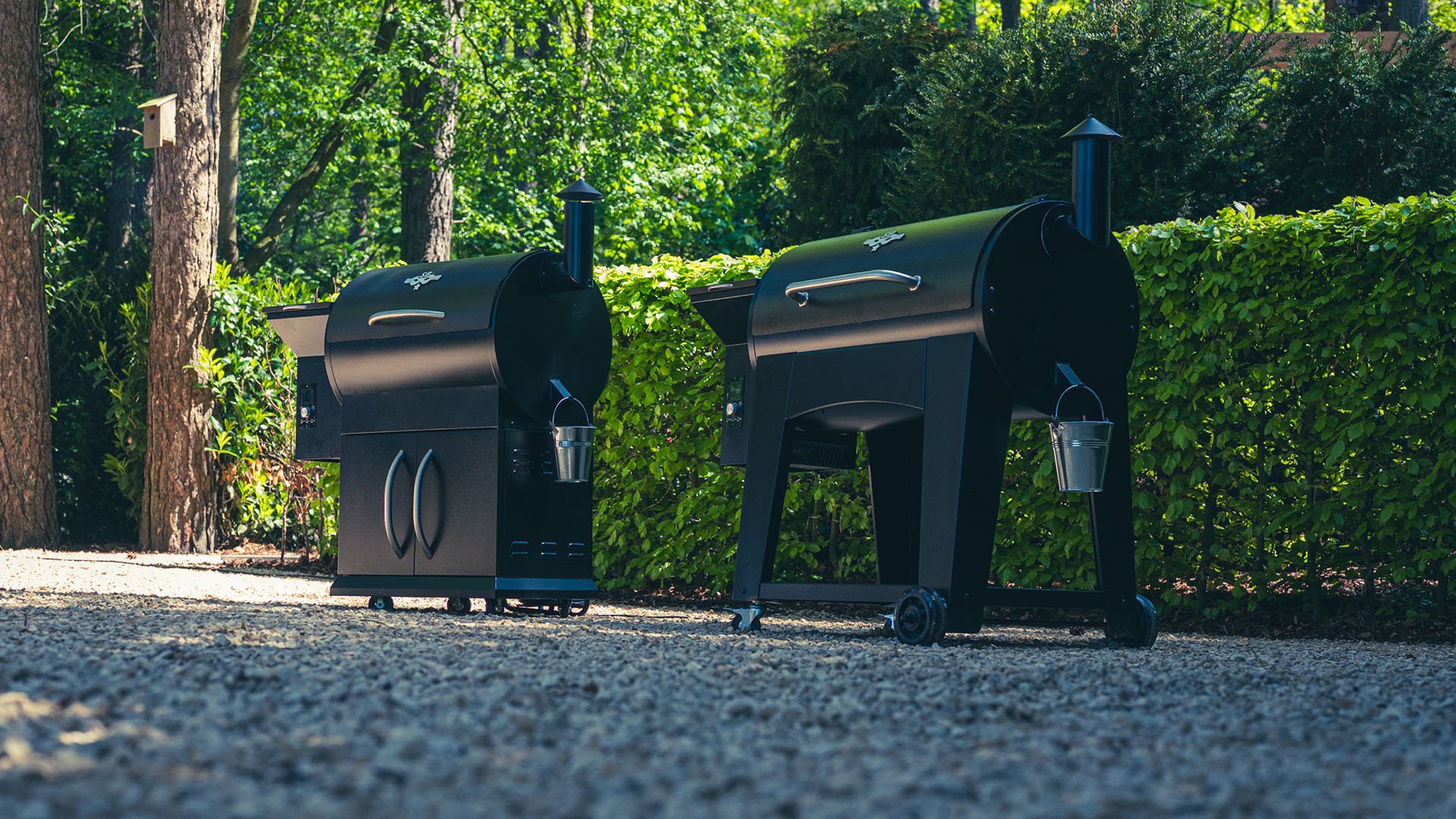 pellet grill bbq smokey bandit woody